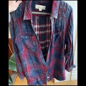 Plaid oversized flannel